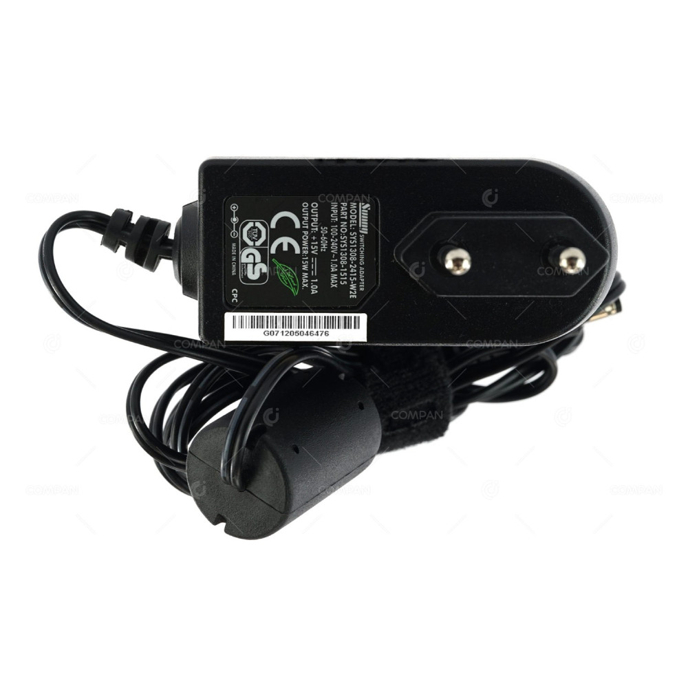 SYS1308-1515 SUNNY 15W 15V 1.0A AC/DC ADAPTER SYS1308-2415-W2E